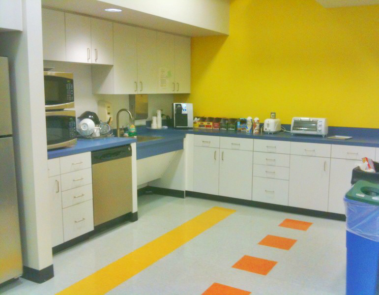 Office Space laboratory interiors finishes Spatial Repurpose  boston
