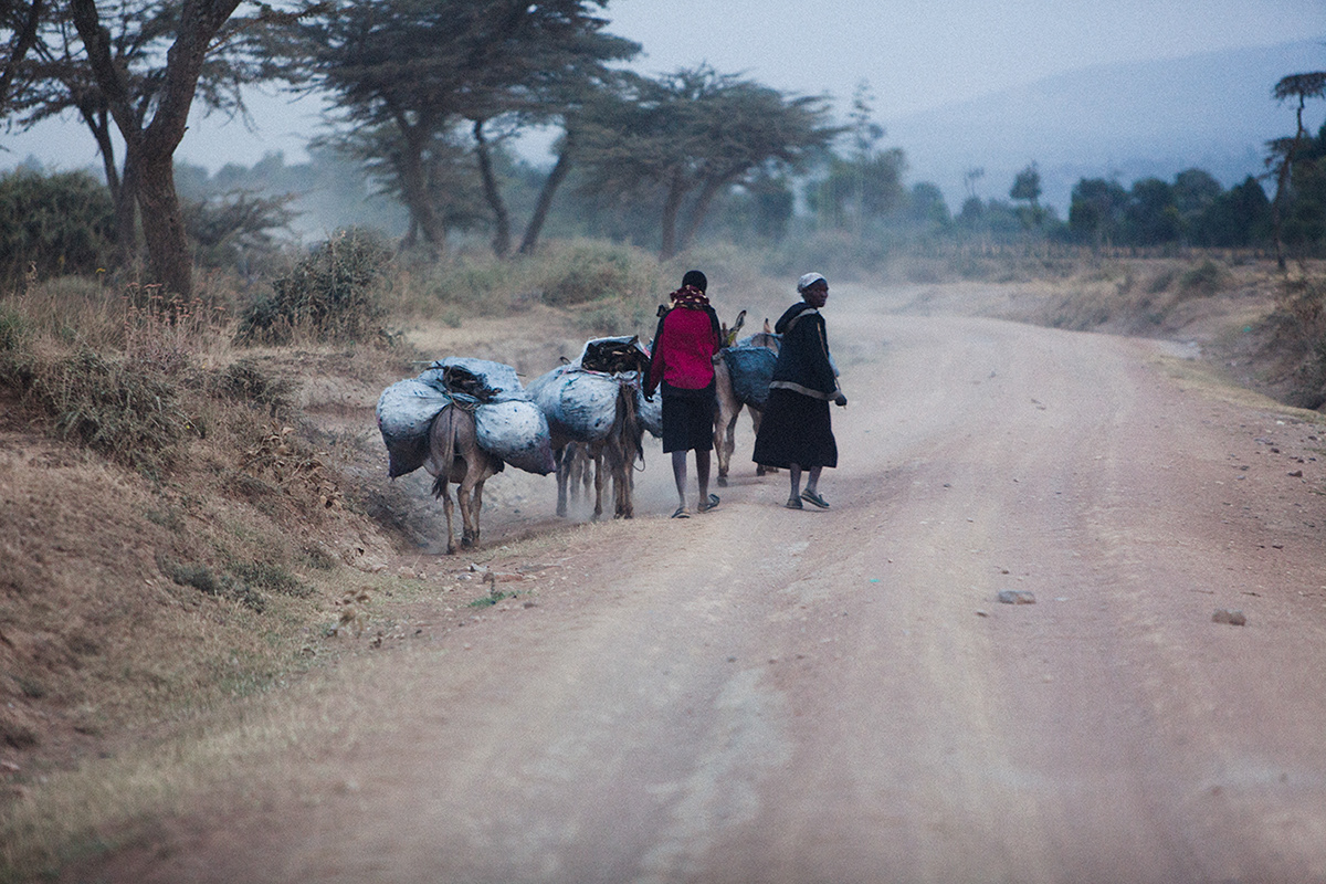 kenya DUSK africa Travel sunset dirt roads rural
