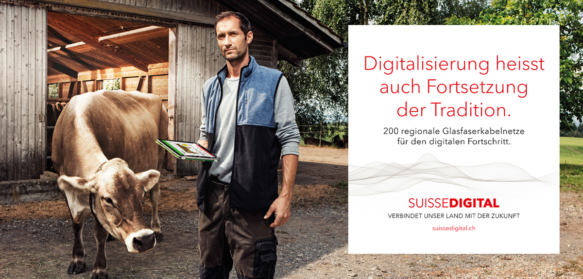 Suisse Digital Digitalisierung tradition Advertising  ad