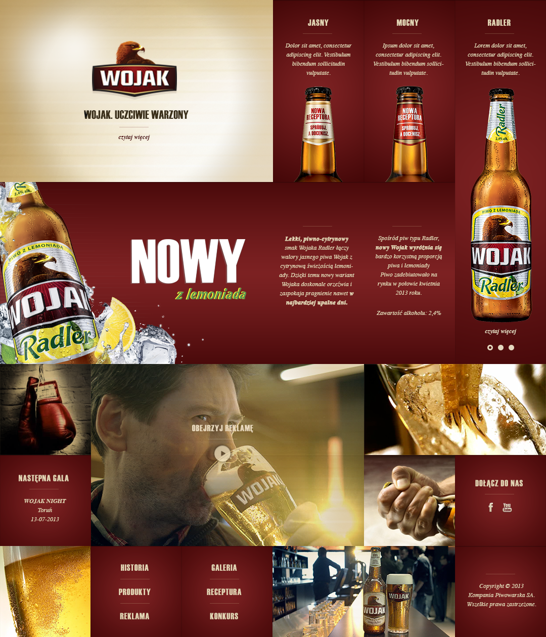 Webdesign Website Responsive rwd grid microsite beer brewery