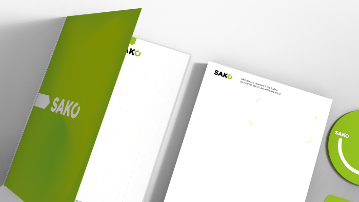sako SAKO Brno recycling Recycling Park ekology logo Logotype Corporate Identity manual