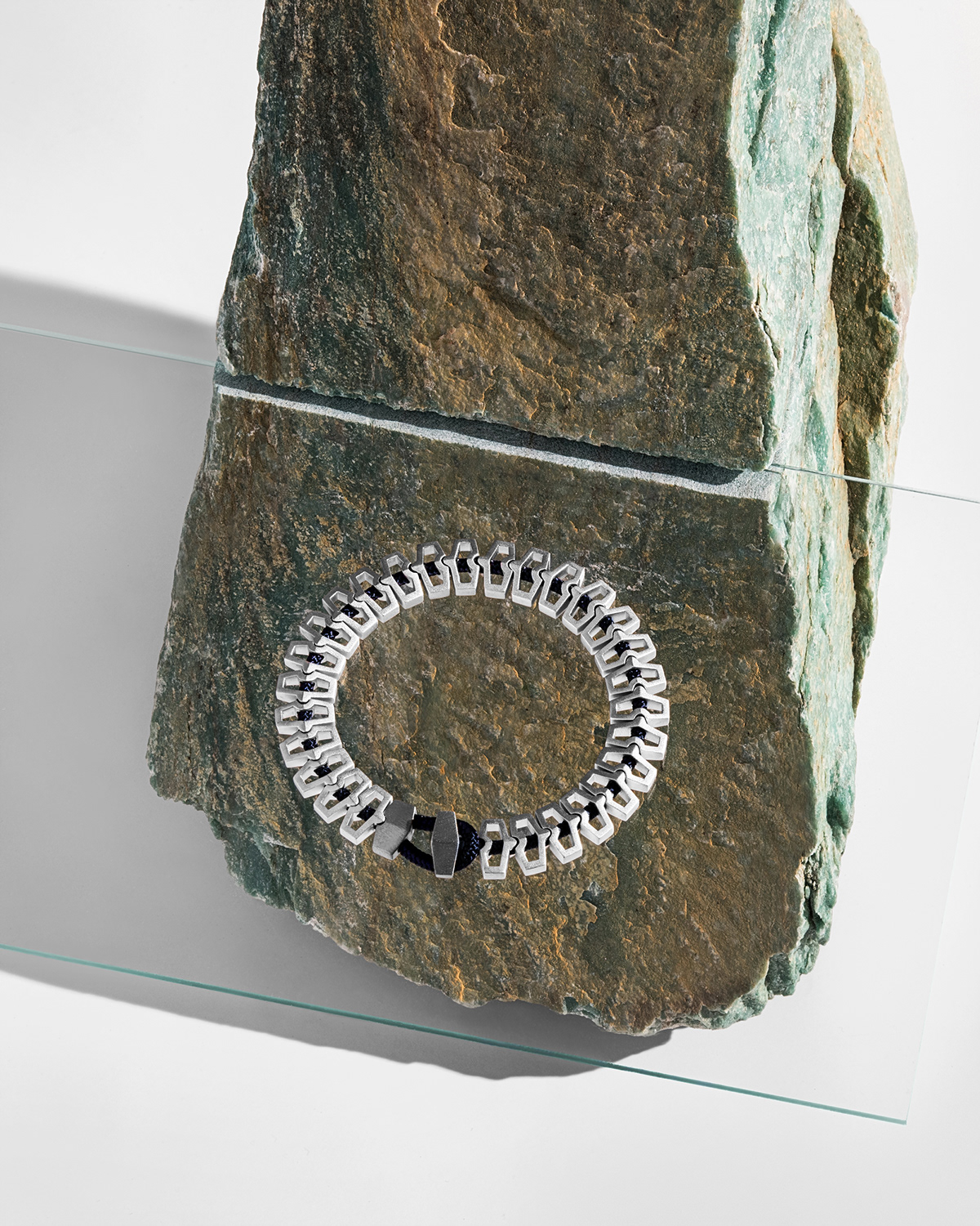 campaign jewelry Prop Styling prop set design  set rocks rings Necklace bracelets