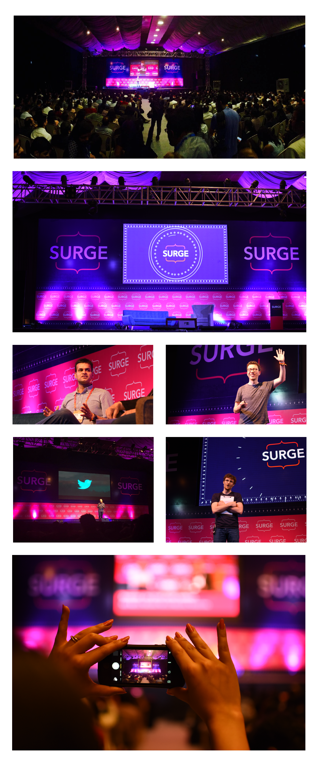 surge bengaluru SURGE 2016 Web Summit SURGEConf Event pattern India tech startups conference Colourful 