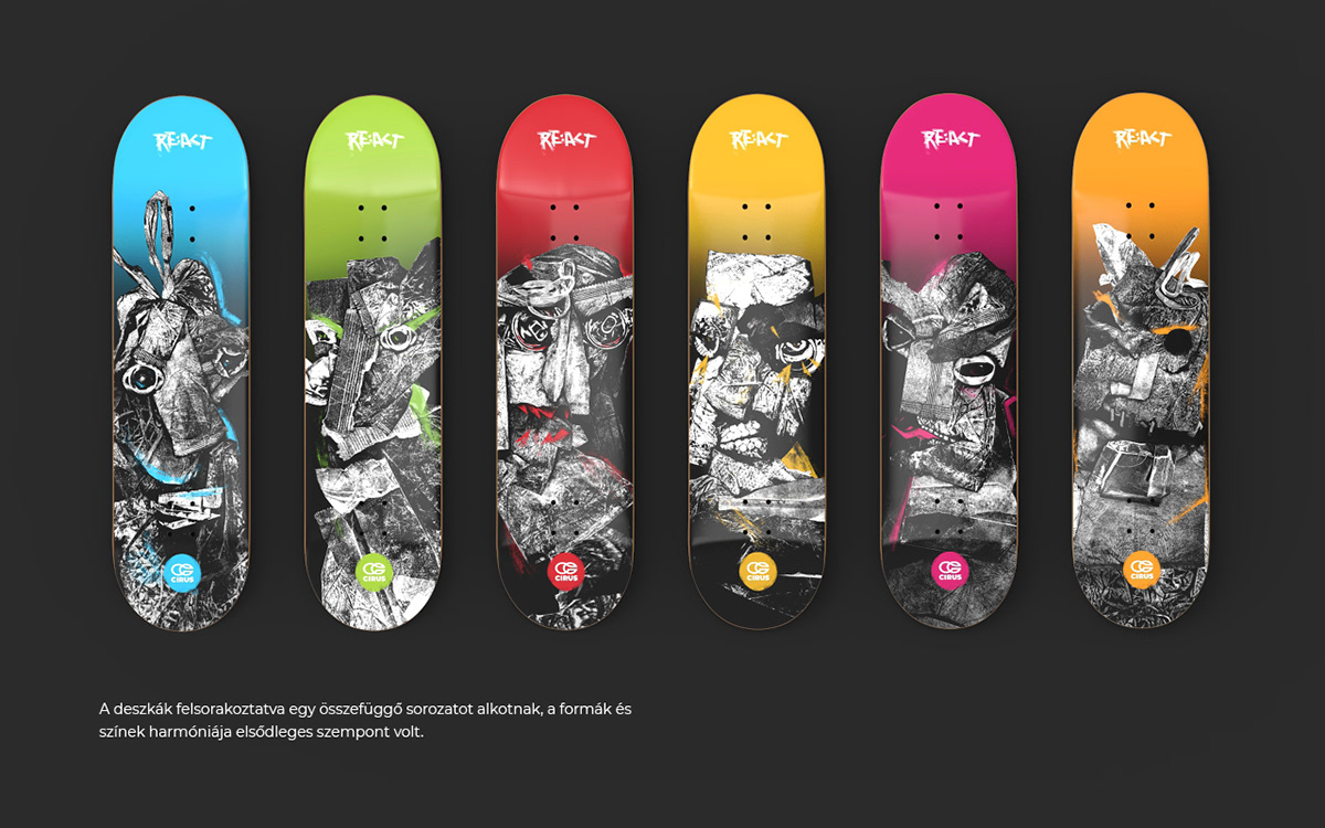 diploma masters degree skateboard skateboard decks UI Rebrand branding  redesign RECYCLED Environmentalist