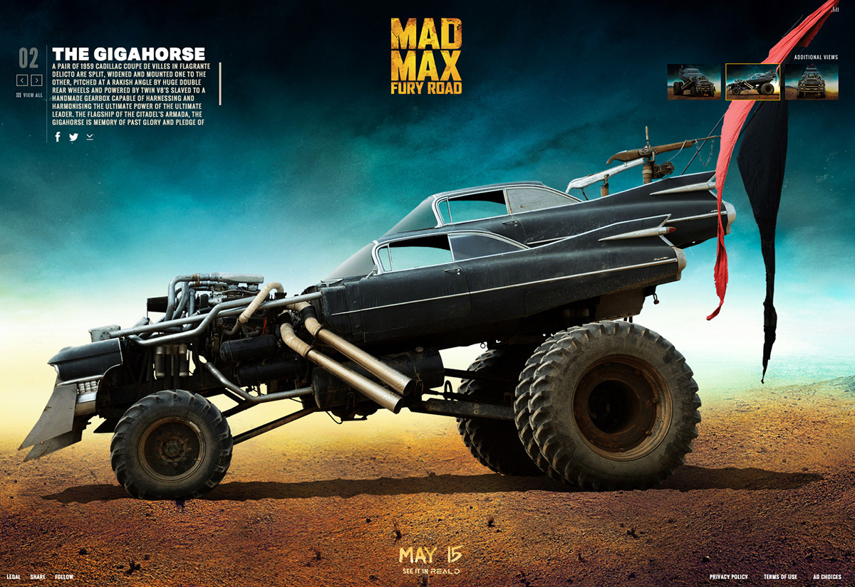 Mad Max Fury Fury Road movie site warner brothers