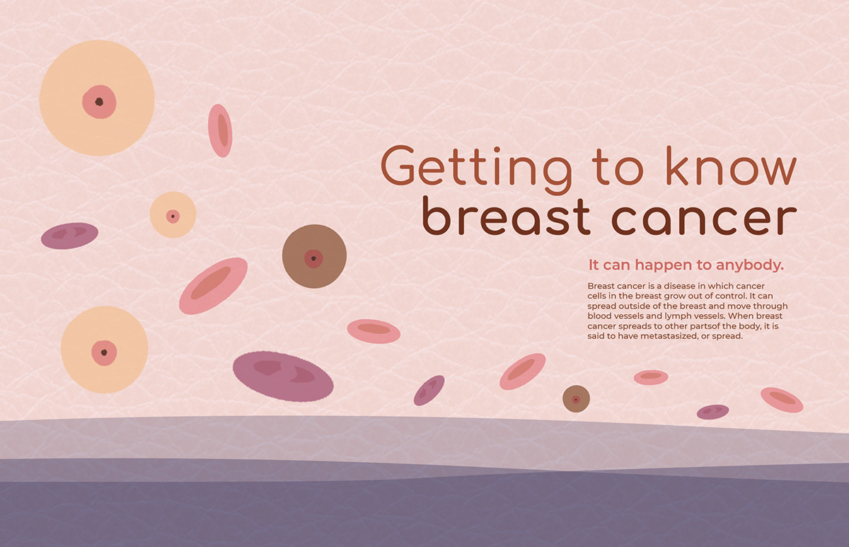 Advertising  animation  breast cancer breast cancer awareness ILLUSTRATION  science exhibit umsl Adobe Portfolio