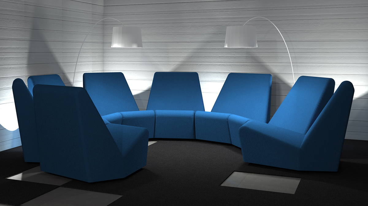 Hiberform Duo chairs office furniture modular furniture Irish design