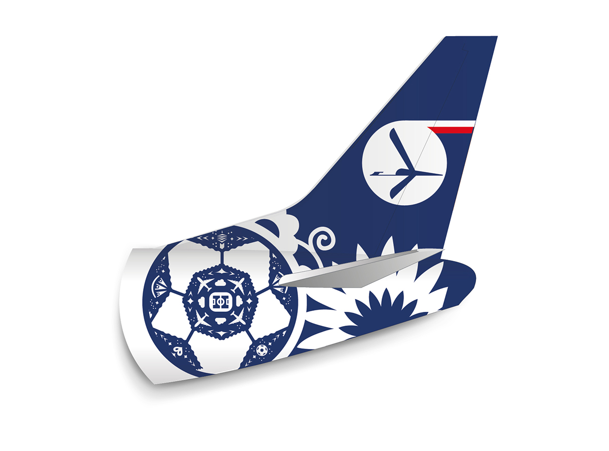 logo identity icons lot polish airlines Euro 2012
