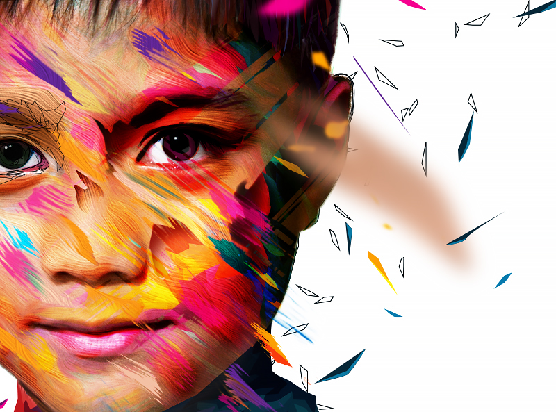 Abstract Portraits on Behance