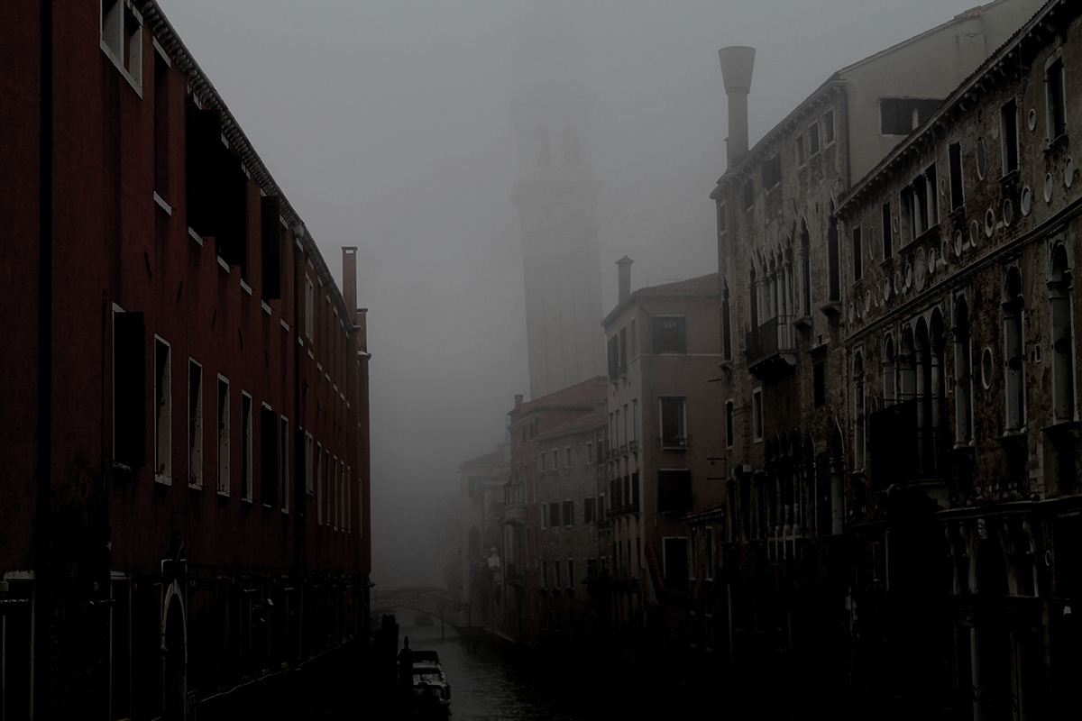 Venice Biennale ghost fog shaded