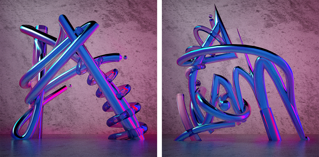 typography   type type design lettering letters alphabet 36 days 3D numbers Graffiti