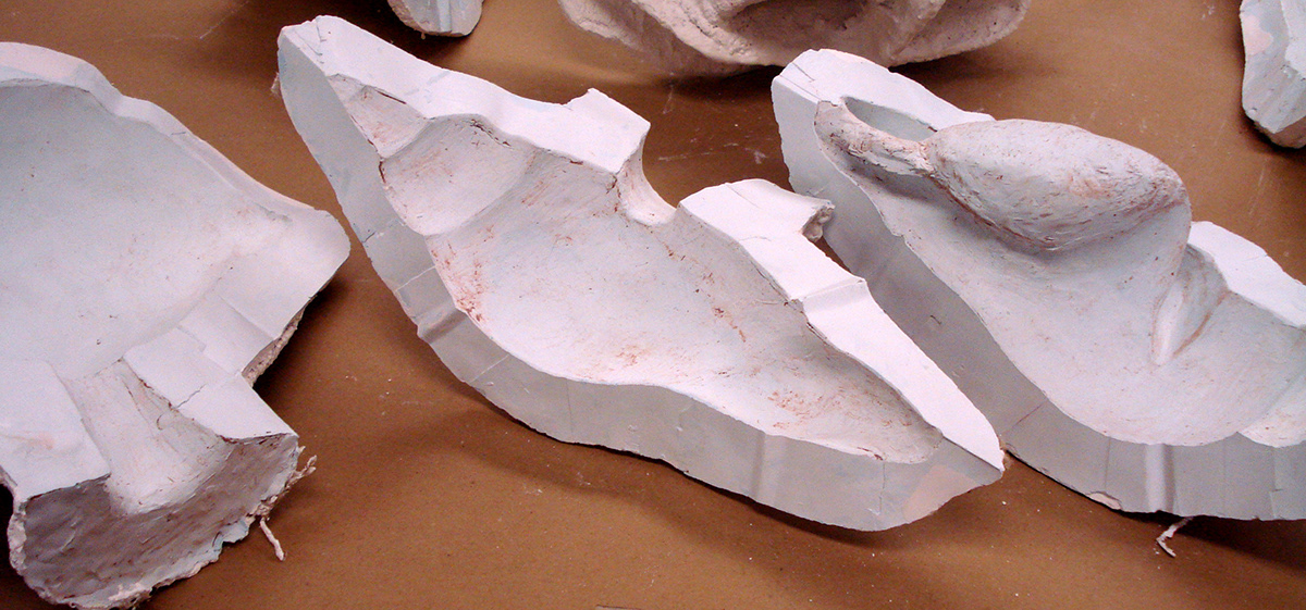 shell plaster sculpter clay Plasticine 3D