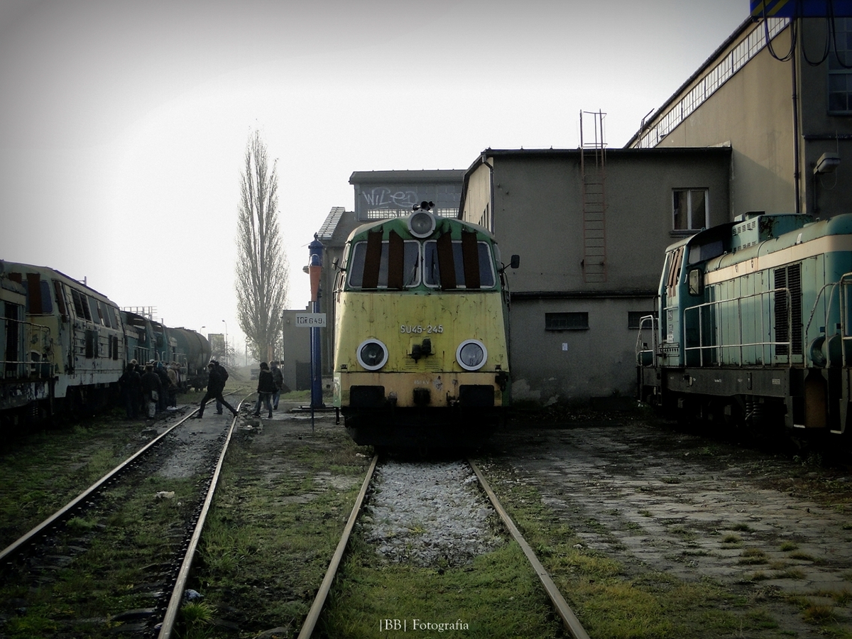 lokomotywa locomotive lokomotywownia maintenance depot diesel locomotives lokomotywy spalinowe obrotnica turntable