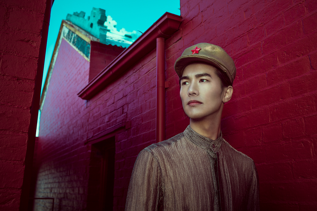 Melbourne bendigo Australia Mao Mao Ze Dong suit colorful china chinese communism