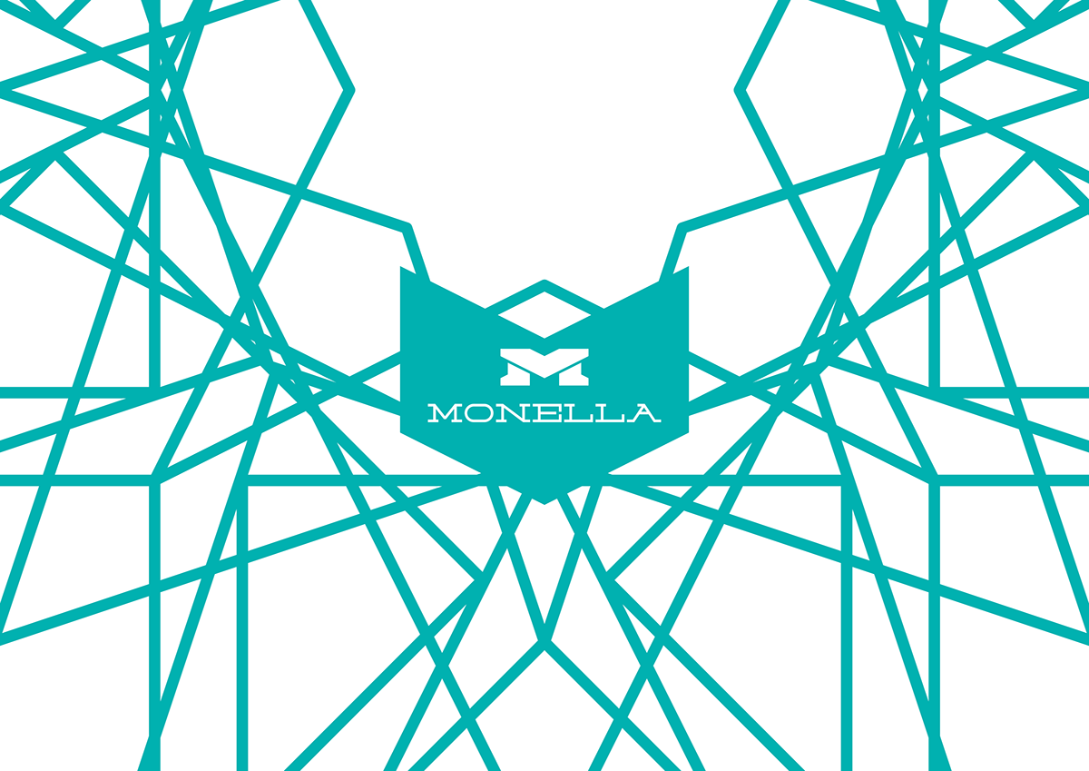 monella  logo  logotype brand interstate1976 coreldraw corel lettering