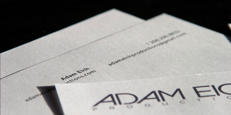 Adam Eich Adam Eich Productions branding development identity Corporate Identity business cabinet