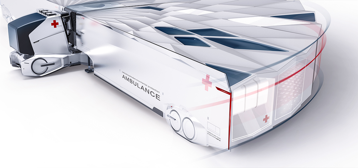 Traffic Tools Design conceptual design Disaster Assistance ambulance