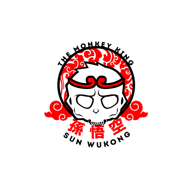 logo logodesign design monkeyking sunwukong branding  designer