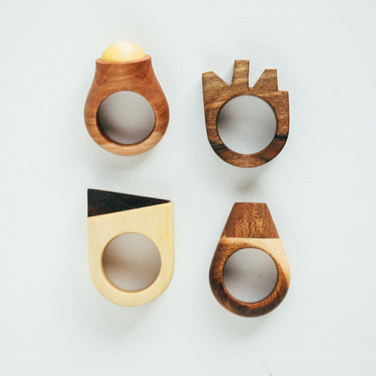 minimal design Jewelry Design  Geometric jewelry handmade Unique made of wood art of miniature Fashion  contemporary