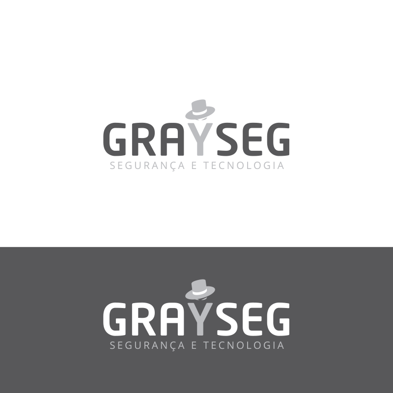 grayseg Segurança tecnologia empresa company security Security Company Logo logo brand company brand gray seg Website Business card design business card empresa de segurança