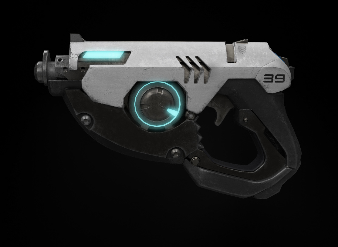 3D Gun model overwatch 