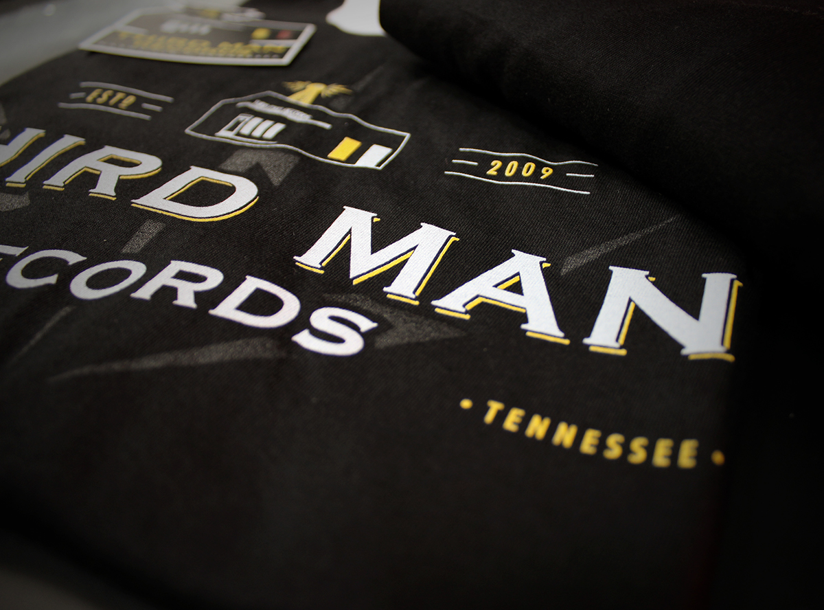 third man records merchandise t-shirt sticker magnet