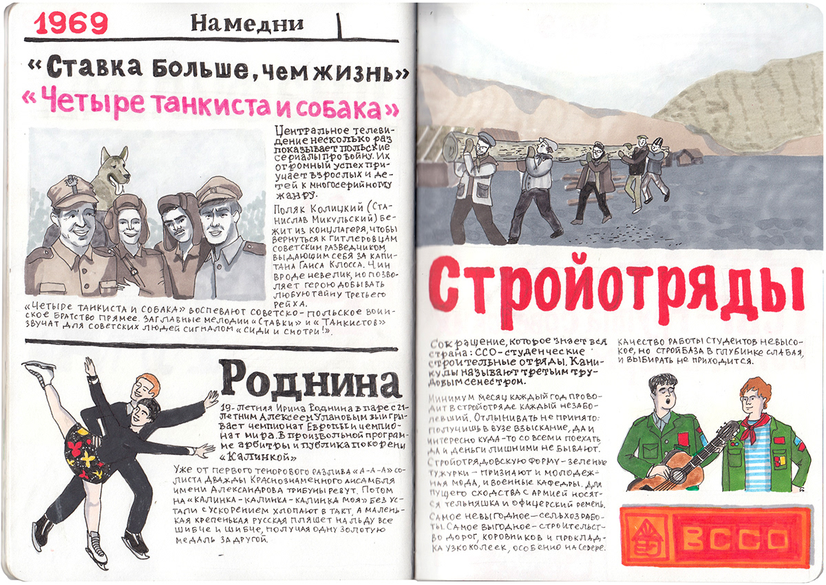 gagarin ILLUSTRATION  Russia sketch sketching Soviet ussr