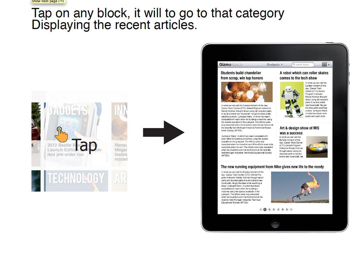 app reader content consumption iPad