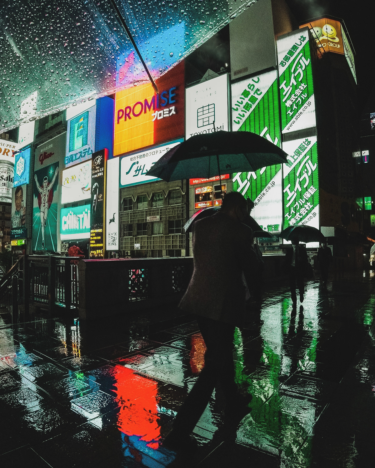 Art Director cinematic Cyberpunk japan Moody night night photography Photography  rain urbex