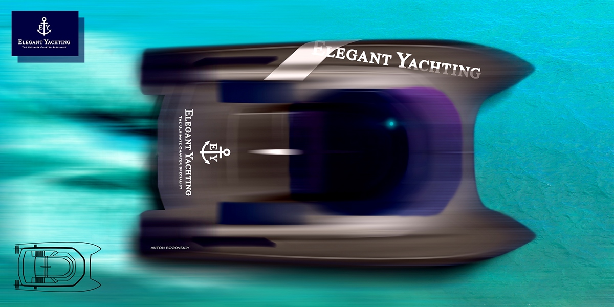 anton rogovskiy sketch doodle yacht cruise yacht boat car design sports yacht Сoncept Concept Yacht