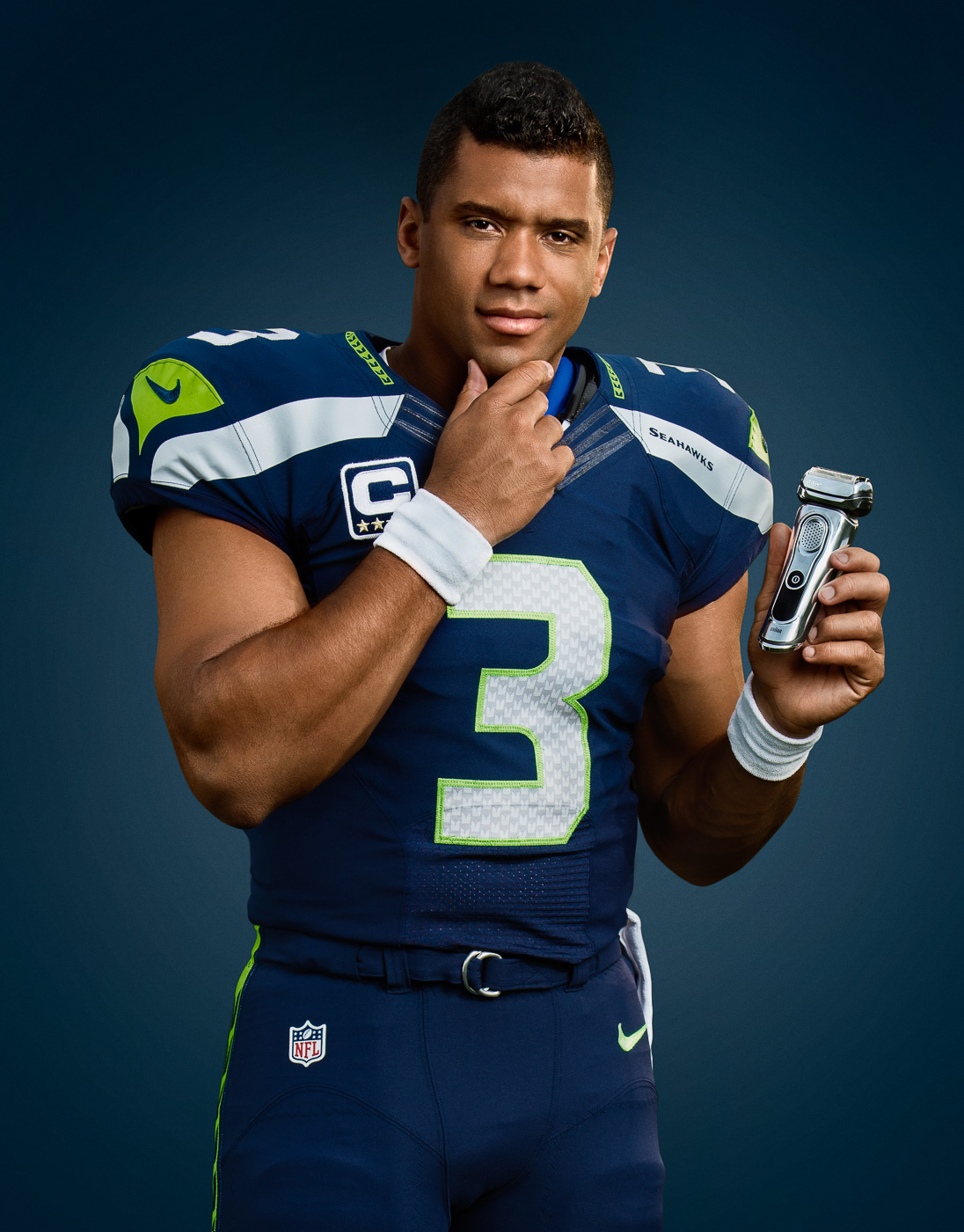 Composite jeffwhitlockdigitalartist conceptual commercial Russell WIlson football nfl Commercial Retouching Creative Retouching retouching 