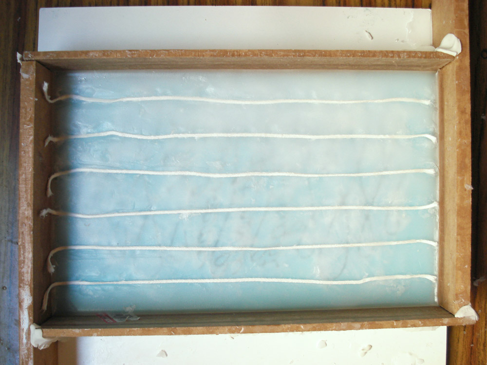 handmade type design Experimentation poster fluid jelly lettering Incense pigment destruction ephemeral mold wax