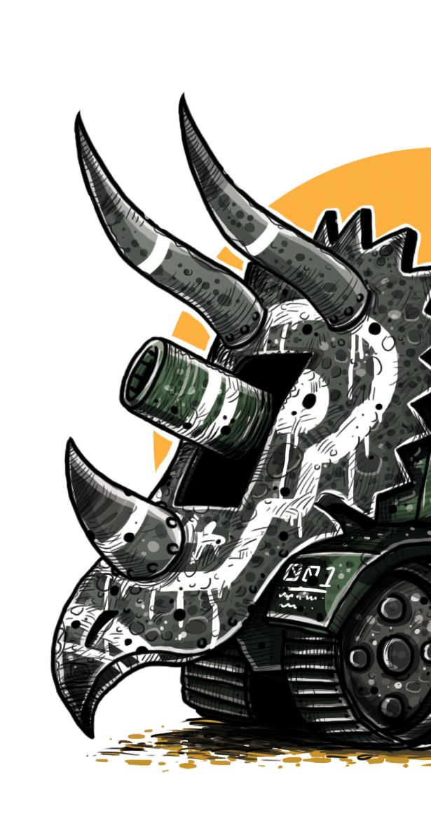 Tank ticeratops metal slug War Dinossaur game video