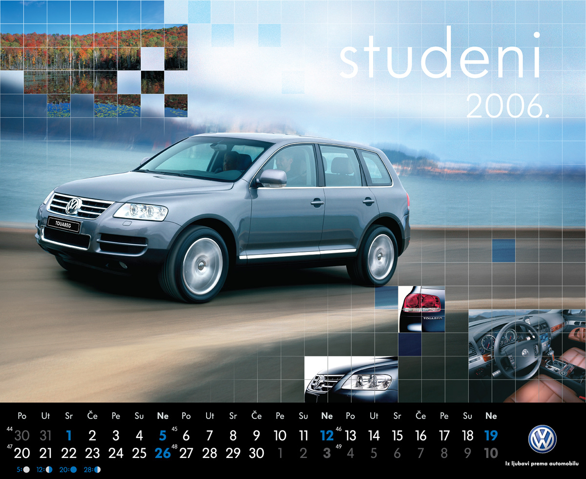 print  calendar   Volkswagen