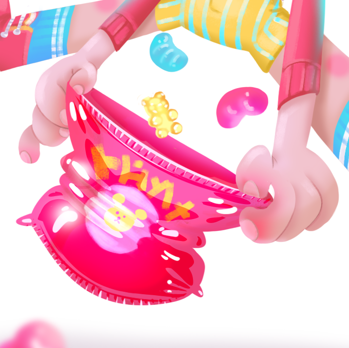 Candy digitalart gummy ILLUSTRATION 