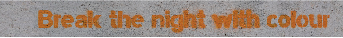 stencil spray enviroment typography   design ambiental