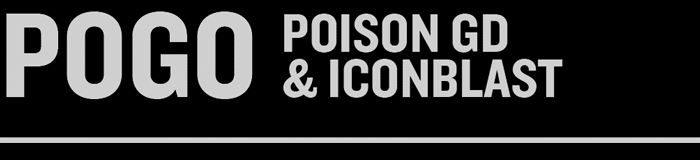 POGO Hardcore punk punk rock poster medellin poison poison graphic design iconblast iconblast studio print bands madethis girlskateboards girl