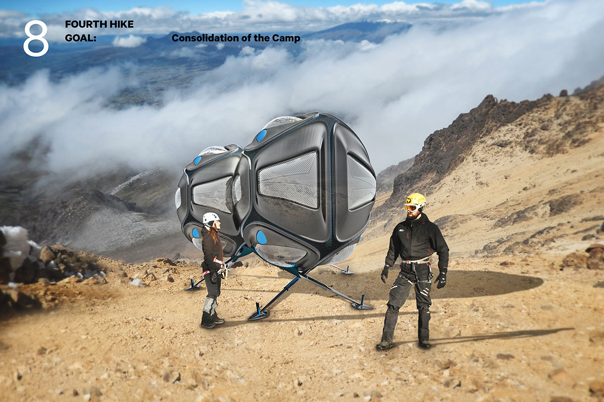 mobile compact extreme nomad small portable design lightweight ecological mountain materiology housing shelter Space  Nature
