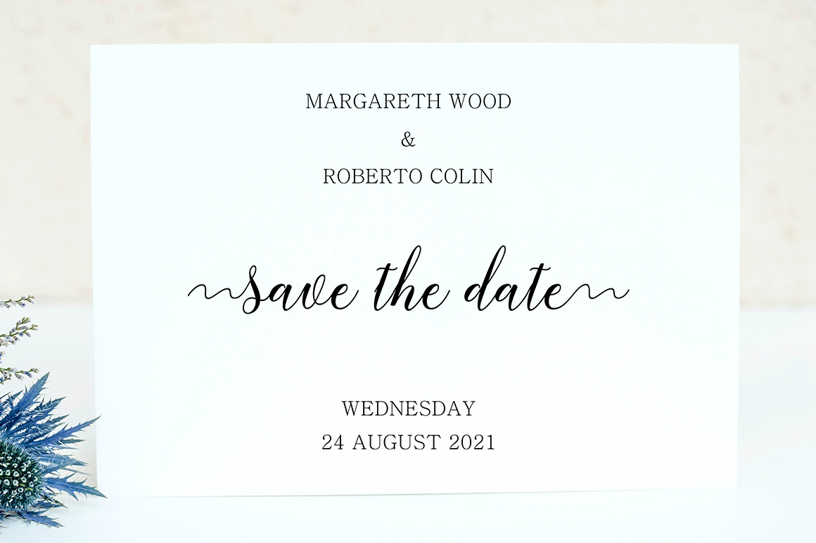 business Calligraphy   card casual font Invitation modern Script typography   wedding