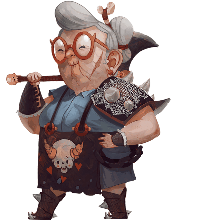 Old Lady Spine Animations on Behance