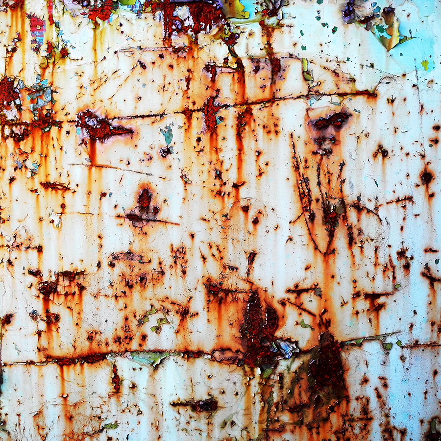 color rust metal structures