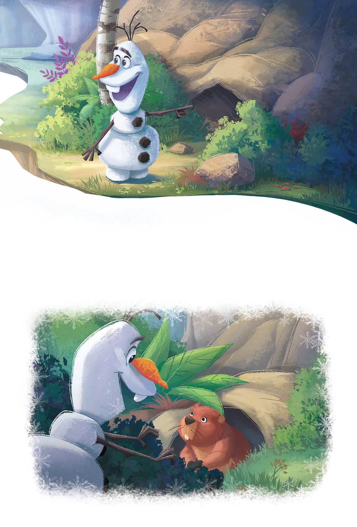 frozen disney pixar Digital Art  artwork ILLUSTRATION  olaf anna Elsa Frozen 2