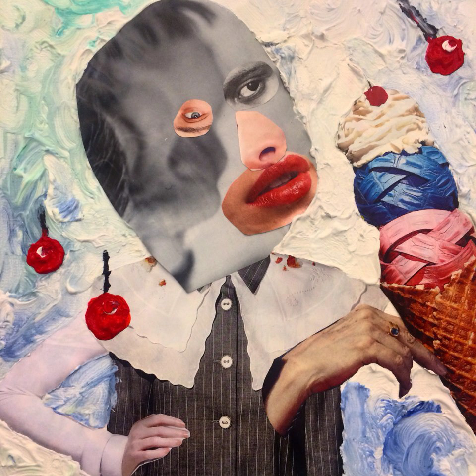 collage Collageart collage artist weird art weird artist seungkyung oh skyung oh