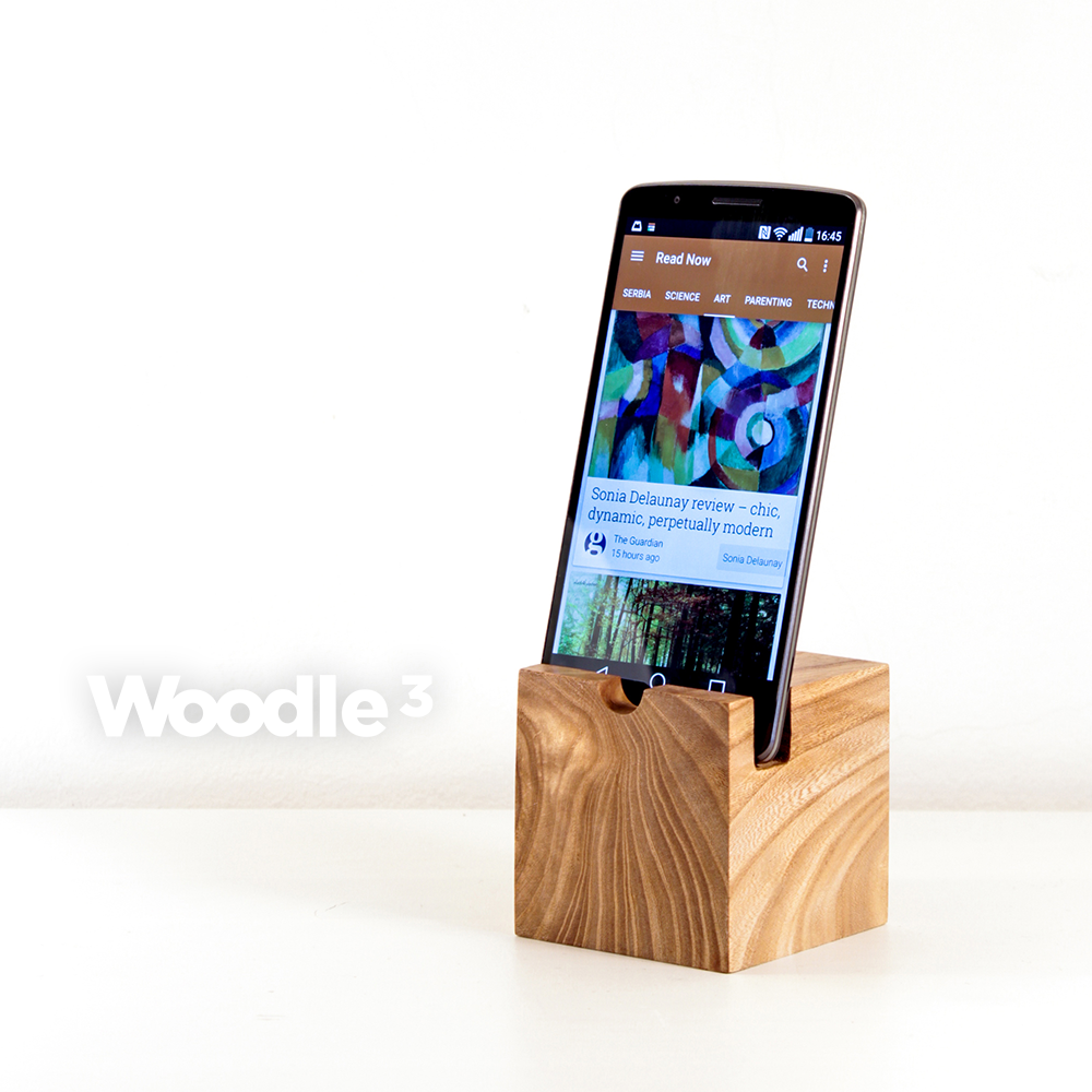 wood Nature handmade etsy woodworking charger iphone android usb Gadget cradle cube wooden minimal Minimalism