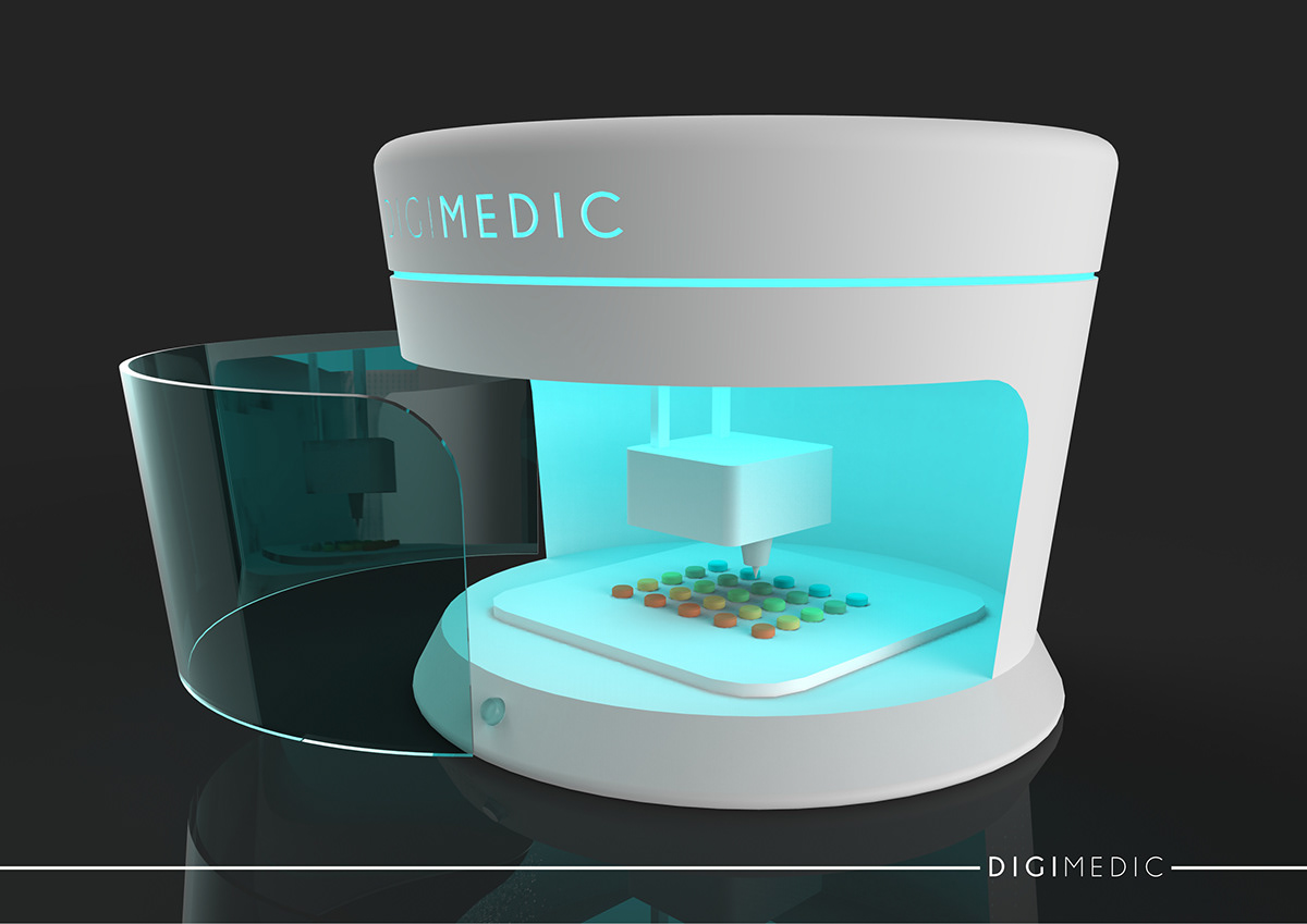 medicine 3d printing 3D Printer 3D printer Printing doctor medical product digimedic concept