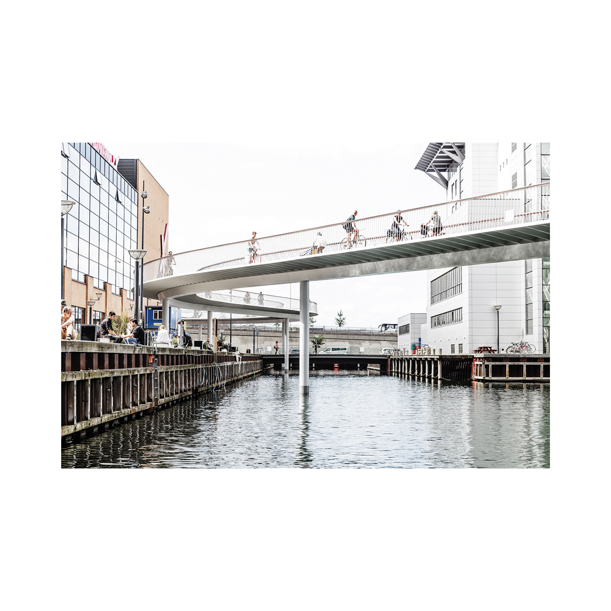 Adobe Portfolio Dissing Weitling bridge Bicycle copenhagen biking Coastarc Coast Rasmus Hjortshoj