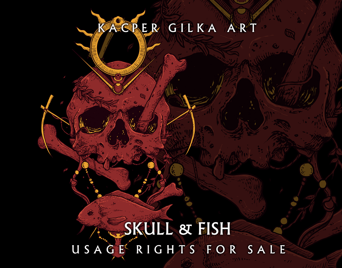 Cover Art dark Drawing  ink music sale skull surreal t-shirt tattoo