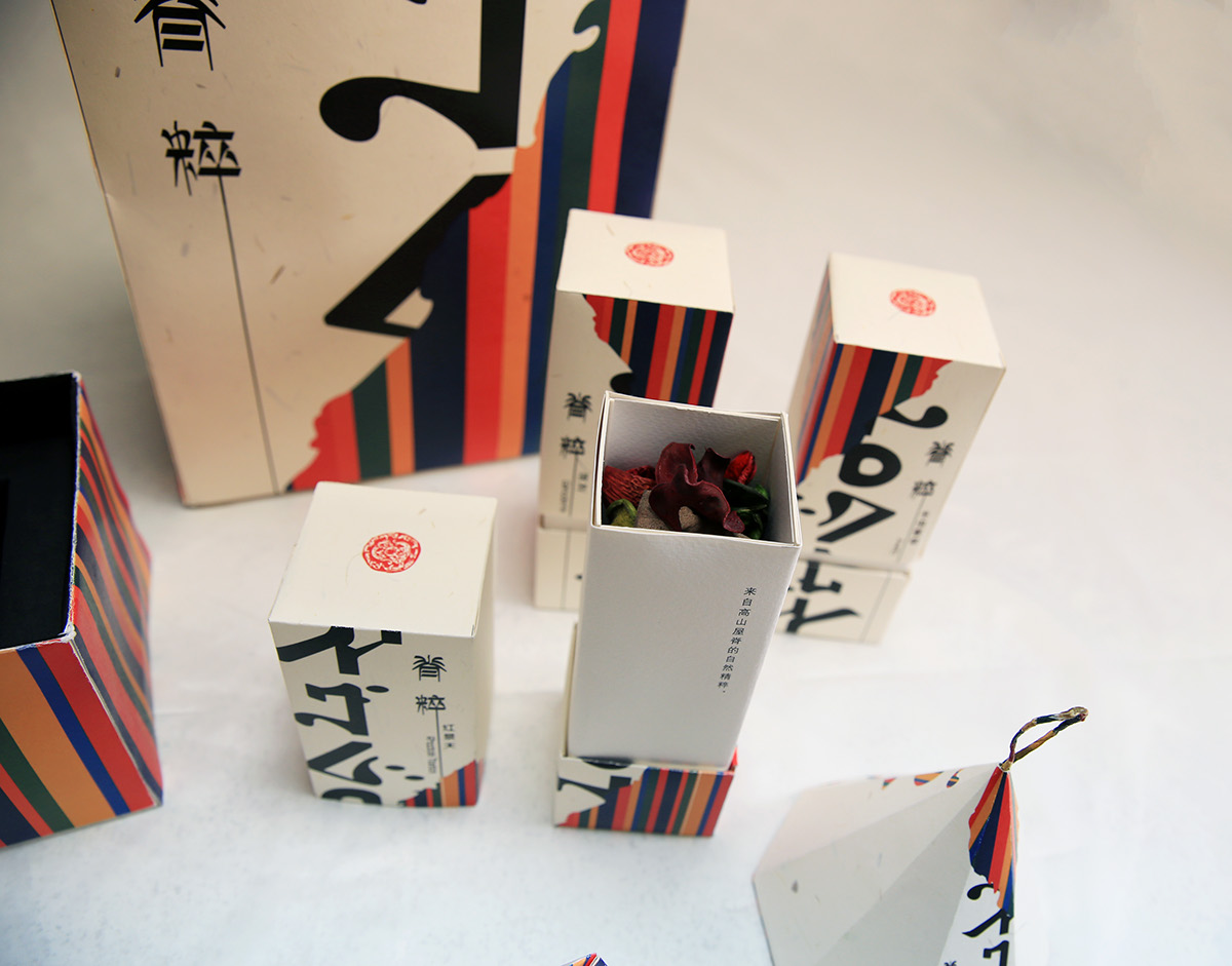 packaging design Chinese herbal medicine tibet