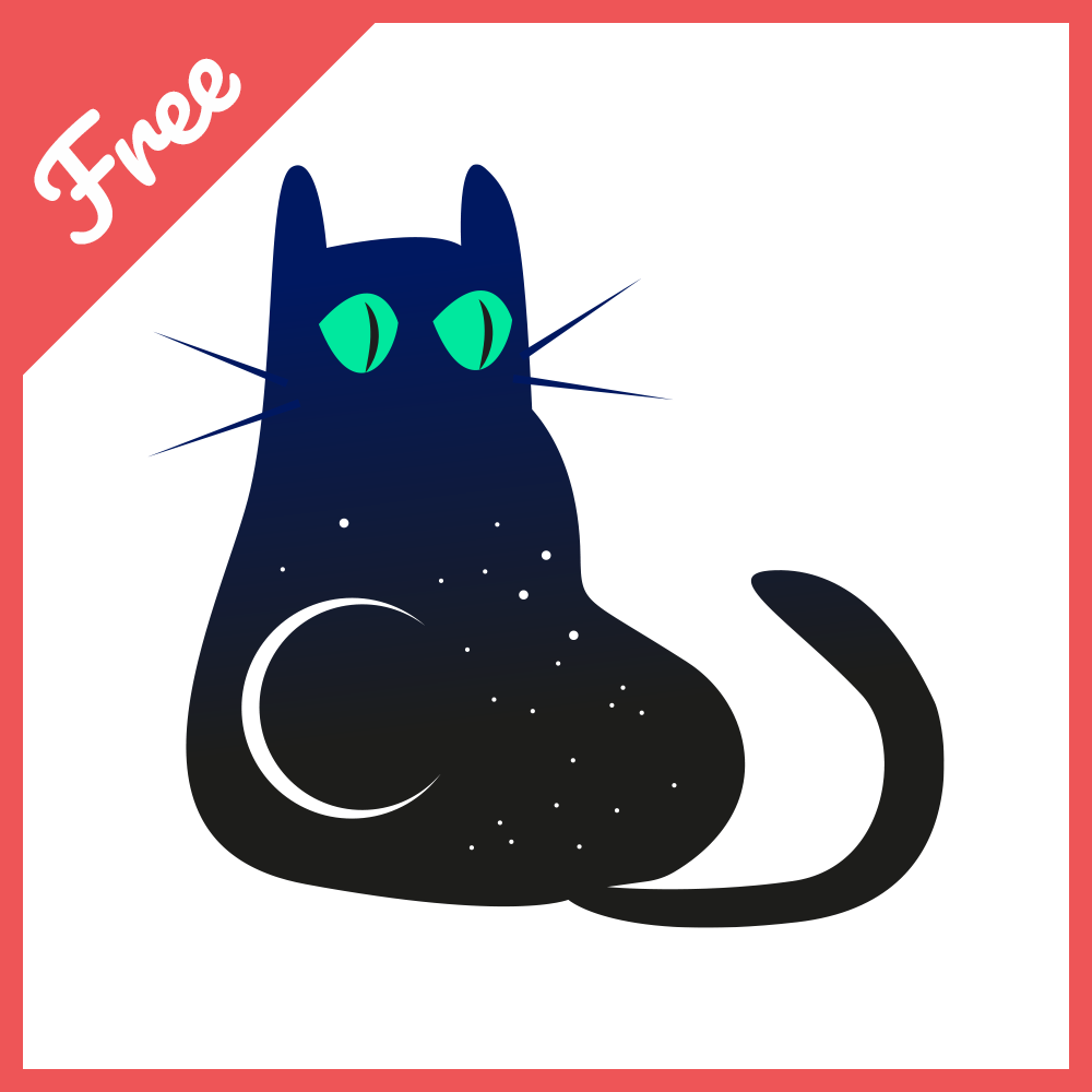 animal Cat draw free design Illustrator inspiration vector