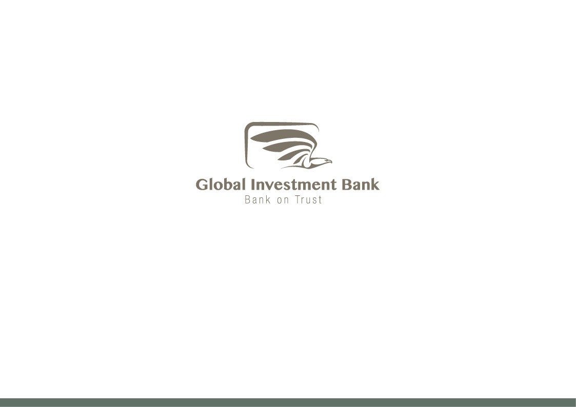 Global Investment Bank logo IDINTITY facelifting design